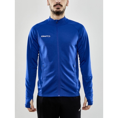 Craft Trainingsjacke Evolve Full Zip - strapazierfähige Mid-Layer-Jacke aus Stretchmaterial - kobaltblau Herren